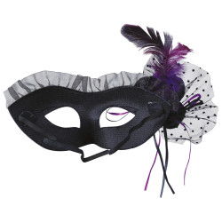 Sudraba maska ar vairo